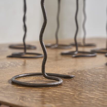 serie de 9 bougeoirs