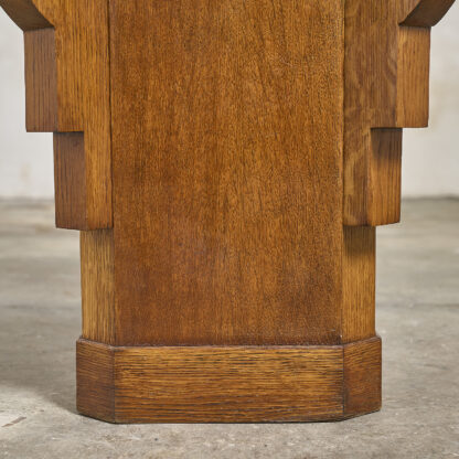 colonne art deco en chene