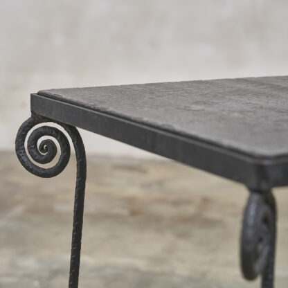 table d'appoint en fer forgé