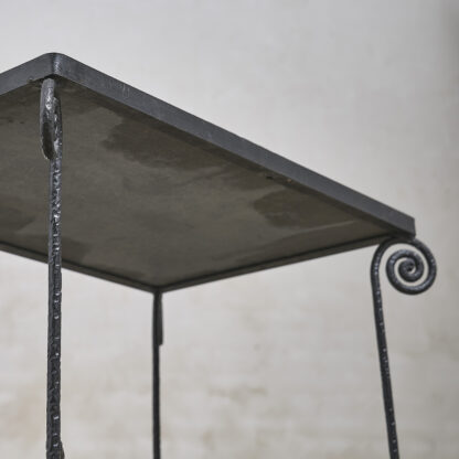 table d'appoint en fer forgé
