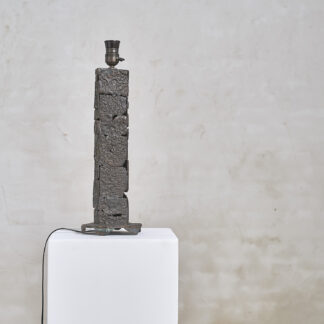 Pied de lampe en bronze
