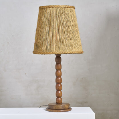 Grande lampe en chêne