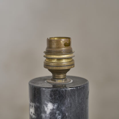 Pied de lampe en marqueterie de marbre