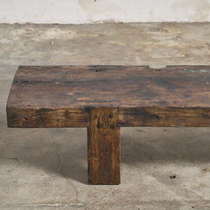 Banc primitif en chêne