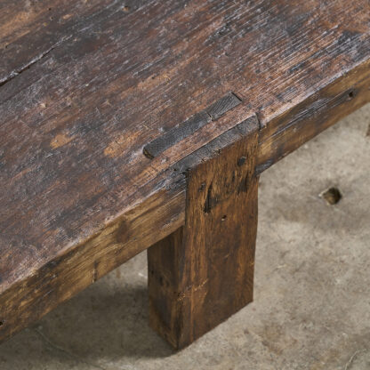 Banc primitif en chêne