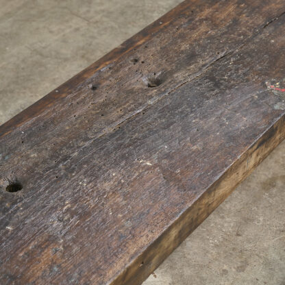 Banc primitif en chêne
