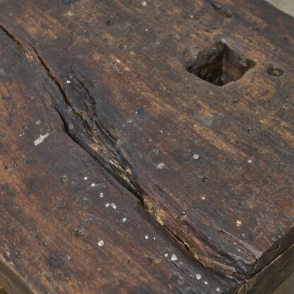 Banc primitif en chêne