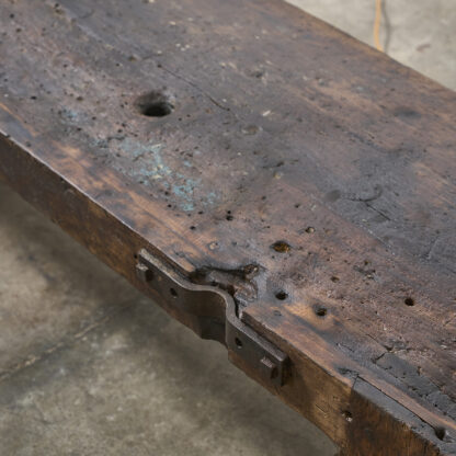 Banc primitif en chêne