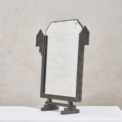 Miroir en fer martelé
