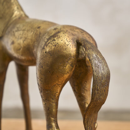 Grand cheval en bronze doré