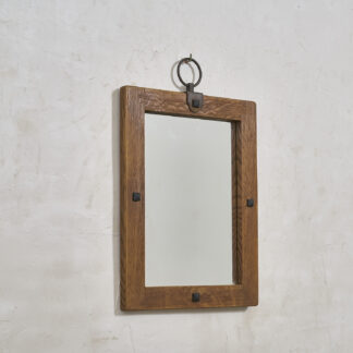 miroir en chêne