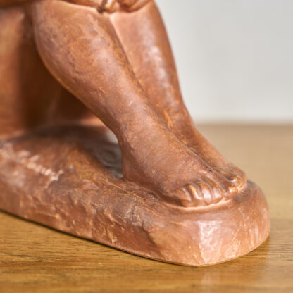 Femme nu assise