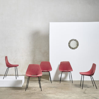 5 chaises guariche pour Steiner