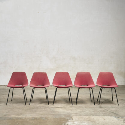 5 chaises guariche pour Steiner