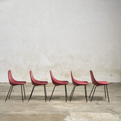 5 chaises guariche pour Steiner