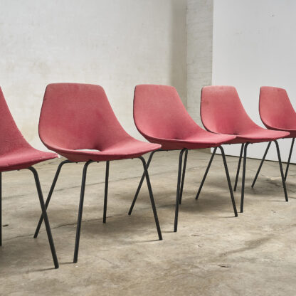 5 chaises guariche pour Steiner