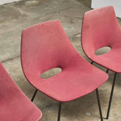 5 chaises guariche pour Steiner