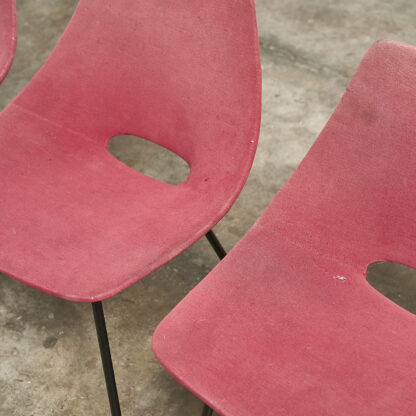 5 chaises guariche pour Steiner