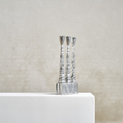 Bougeoir en aluminium massif