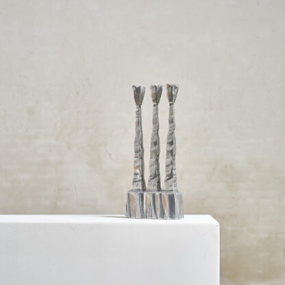 Bougeoir en aluminium massif