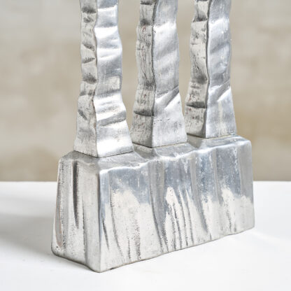 Bougeoir en aluminium massif