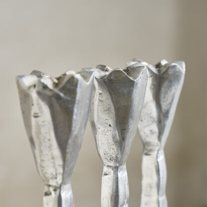 Bougeoir en aluminium massif