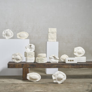 ensemble de poissons en platre