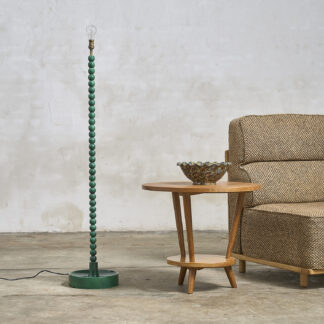 Lampadaire en céramique verte