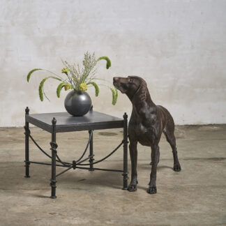 Table d'appoint en fer forgé