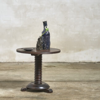 Petit guéridon circulaire dudouyt