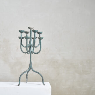 Grand bougeoir en fer forgé