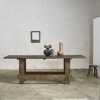 Grande console en chêne