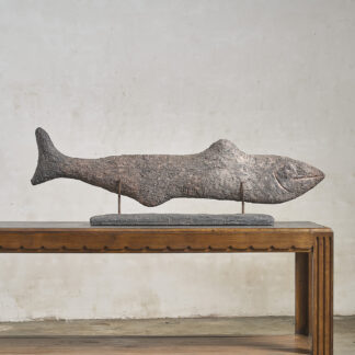 Grand poisson en béton