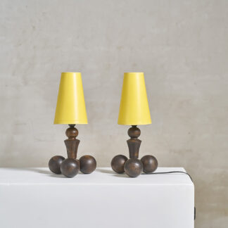 Paire de lampes aux 3 boules