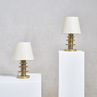 Paire de lampes art déco