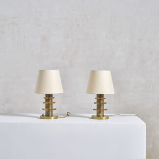 Paire de lampes art déco