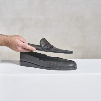 chaussure en trompe l'oeil