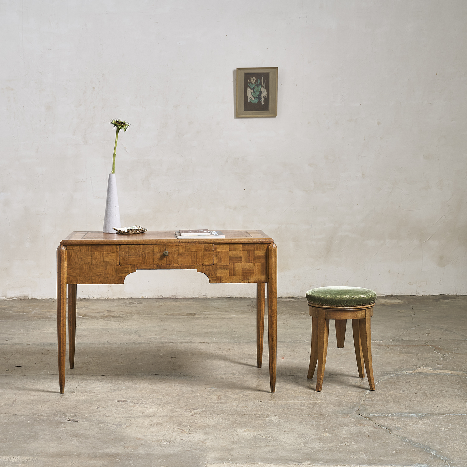 Bureau art déco en damier