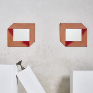 Paire de miroir en trompe l'oeil