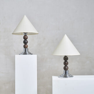 Paire de lampes art déco